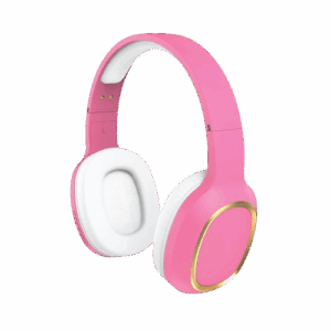Pink Bluetooth Wireless Headphones